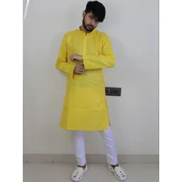 Moda Rapido Men Solid A-Line Kurta-picture-25
