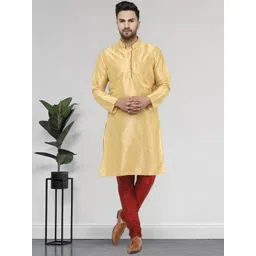 Moda Rapido Men Solid Kurta with Pyjama-picture-14