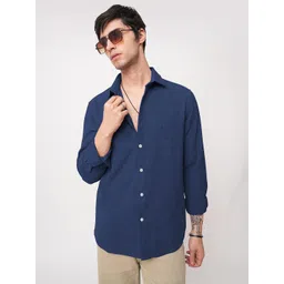 Moda Rapido Men Solid Spread Collar Casual Shirt-picture-19
