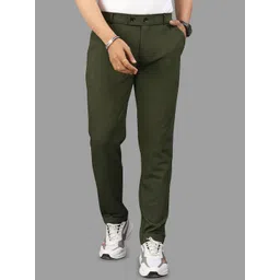 Moda Rapido Men Tailored Mid-Rise Slim Fit Trousers-picture-28