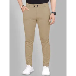 Moda Rapido Men Textured Regular Fit Tailored Trousers-picture-32