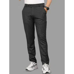 Moda Rapido Men Textured Tailored Trousers-picture-19