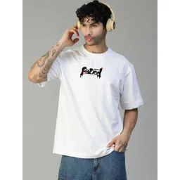 Moda Rapido Men Typography Printed Pure Cotton Bio Finish T-shirt-picture-35