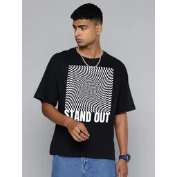 Moda Rapido Men Typography Printed Round Neck Cotton Relaxed Fit T-shirt-picture-18