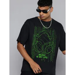 Moda Rapido Men Typography Printed Round Neck Cotton Relaxed Fit T-shirt-picture-31