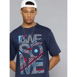 Moda Rapido Men Typography Printed Round Neck Cotton Relaxed Fit T-shirt-picture-39