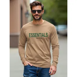 Moda Rapido Men Typography Printed Round Neck Cotton T-shirt-picture-20