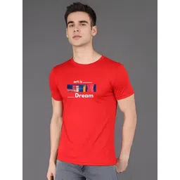 Moda Rapido Men Typography Printed Round Neck Cotton T-shirt-picture-24