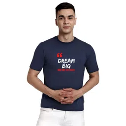 Moda Rapido Men Typography Printed Round Neck Cotton T-shirt-picture-30