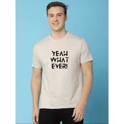 Moda Rapido Men Typography Printed Round Neck Cotton T-shirt-picture-32