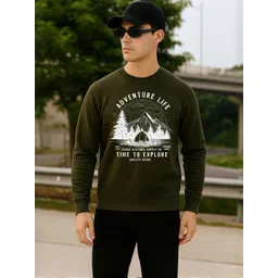 Moda Rapido Men Typography Printed Round Neck Sweatshirt-picture-28