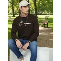 Moda Rapido Mens Printed Round Neck sweatshirt Regular Fit long sleeve-picture-39