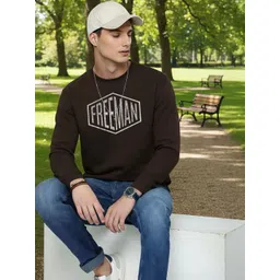 Moda Rapido Mens Printed Round Neck sweatshirt Regular Fit long sleeve-picture-10