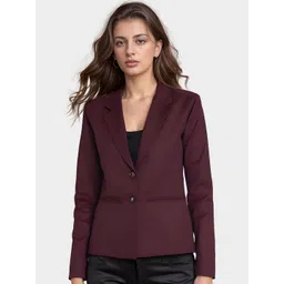 Moda Rapido Notched Lapel Collar Single-Breasted Formal Blazer-picture-13