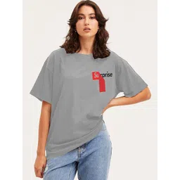 Moda Rapido Oversized Typography Printed T-shirt-picture-31