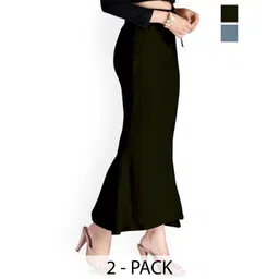 Moda Rapido Pack Of 2 Mermaid-Fit High Rise Saree Shapewear-picture-34