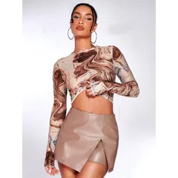 Moda Rapido Print Crop Top-picture-36