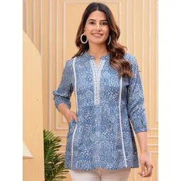 Moda Rapido Print Puff Sleeve Top-picture-22