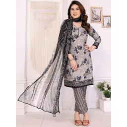 Moda Rapido Printed Unstitched Dress Material image 1