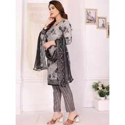 Moda Rapido Printed Unstitched Dress Material image 2