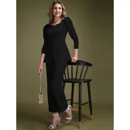 Moda Rapido Round Neck Top & Trousers Co-Ords-picture-29