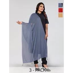 Moda Rapido Selection of 3 Striped Woven Design Dupatta-picture-37