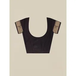 Moda Rapido Solid Zari Organza Saree image 4