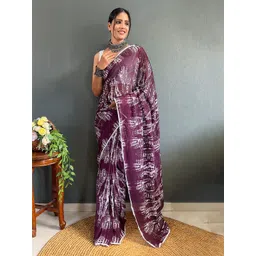 Moda Rapido Tie and Dye Embroidered Pure Georgette Ready to Wear Saree-picture-39