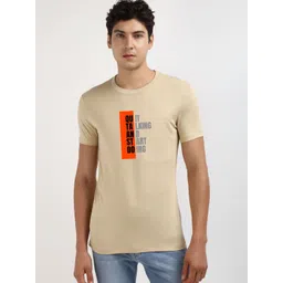 Moda Rapido Typography Printed Round Neck Cotton T-shirt-picture-29