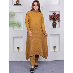 Moda Rapido Women Cable Knit Woollen Longline Pullover-picture-28