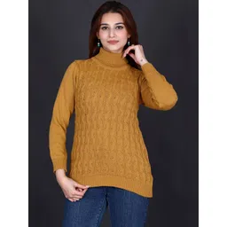 Moda Rapido Women Cable Knit Woollen Pullover-picture-28