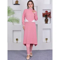 Moda Rapido Women Cable Knit Woollen Pullover-picture-23