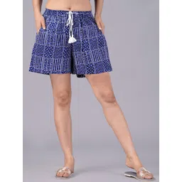 Moda Rapido Women Checked Printed Shorts-picture-14