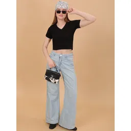 Moda Rapido Women Cotton Solid Crop Tank Tops-picture-36