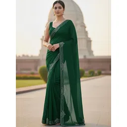 Moda Rapido Women Embellished Embroidered Saree-picture-32