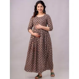 Moda Rapido Women Floral Printed Maternity Kurta-picture-18