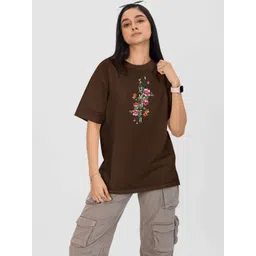 Moda Rapido Women Floral Printed T-shirt-picture-14