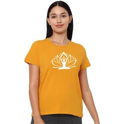 Moda Rapido Women Graphic Printed Round Neck Cotton T-shirt-picture-30