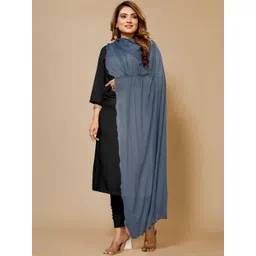 Moda Rapido Women Grey Dupatta image 2