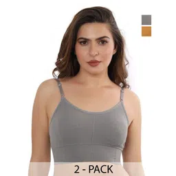 Moda Rapido Women Pack Of 2 Full Coverage Lightly Padded Bra-picture-41