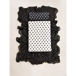 Moda Rapido Women Polka Dot Print Unstitched Crepe Dress Material and Lycra Dupatta-picture-16