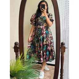 Moda Rapido Women Polyester Fit & Flare Dresses-image-22