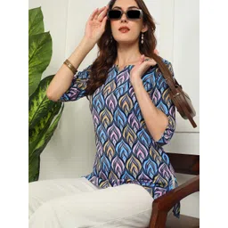 Moda Rapido Women Polyester Straight Kurtis-picture-12