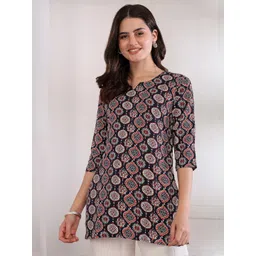 Moda Rapido Women Polyester Straight Kurtis-picture-10