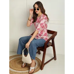 Moda Rapido Women Polyester Straight Kurtis image 2