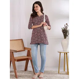 Moda Rapido Women Polyester Straight Kurtis image 3