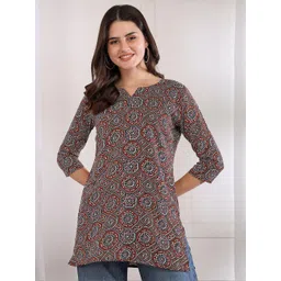 Moda Rapido Women Polyester Straight Kurtis image 1