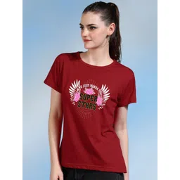 Moda Rapido Women Printed Bio Finish T-shirt-picture-15