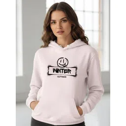 Moda Rapido Women Printed Hooded Oversized Sweatshirt-picture-38