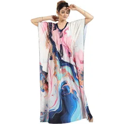 Moda Rapido Women Printed Maxi Nightdress-picture-12